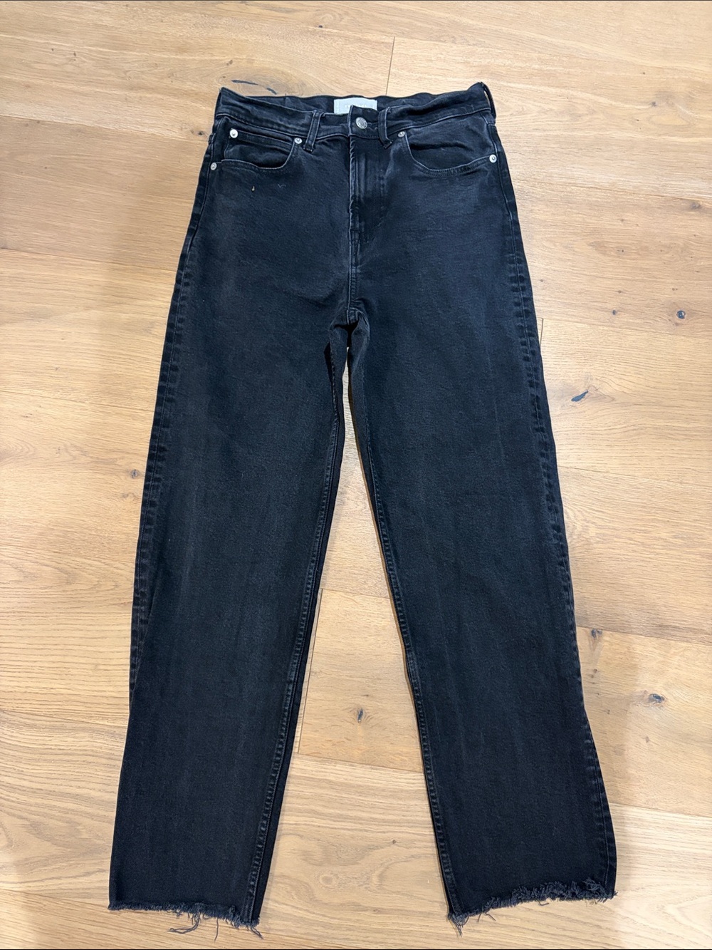 Everlane Way High Straight-Leg Jeans 28 long